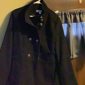 Liz Claiborne black coat